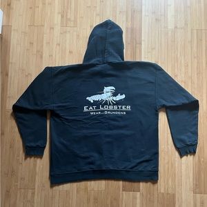 Grundens Eat Lobster Crew Hoodie.